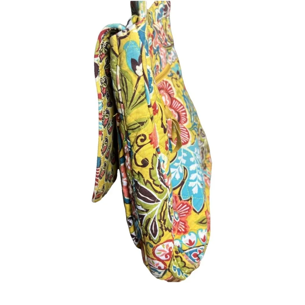 Vera Bradley (2012) Retired Provencal Paisley Pattern Flap Closure Crossbody